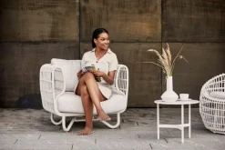 Cane-line Nest fåtölj, vit