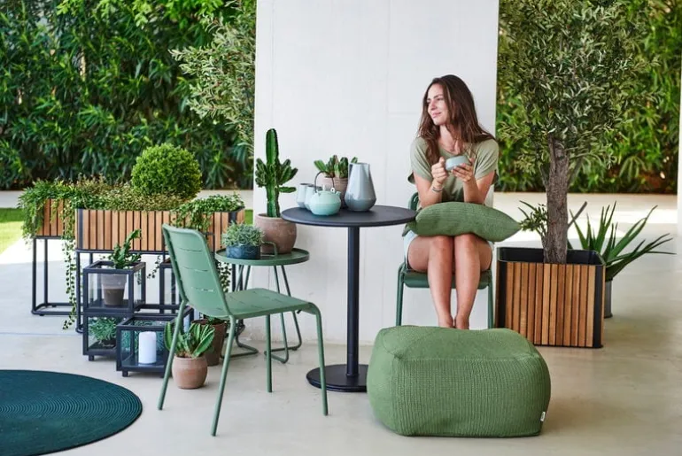 Cane-line On-the-move bord, litet, oliv