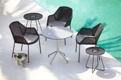 Cane-line On-the-move bord, litet, svart