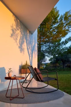 Cane-line On-the-move bord, litet, ljusrosa