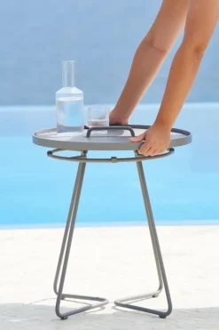 Cane-line On-the-move bord, litet, aqua