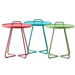Cane-line On-the-move bord, litet, aqua