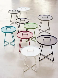 Cane-line On-the-move bord, litet, aqua