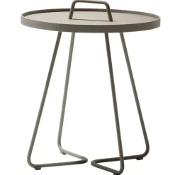 Cane-line On-the-move bord, stort, brungrå