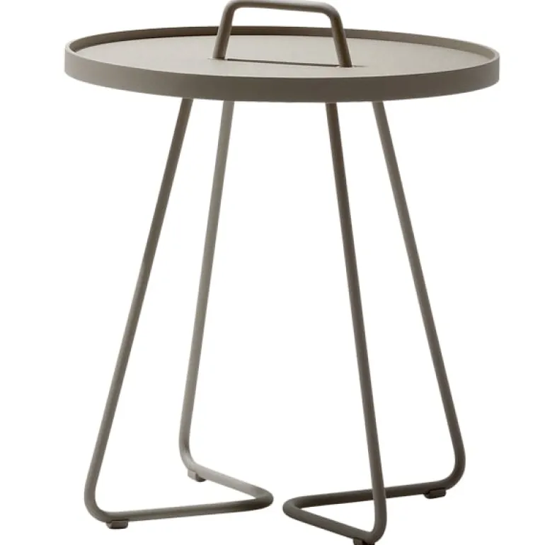 Cane-line On-the-move bord, stort, brungrå