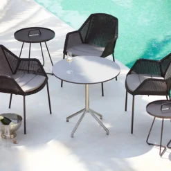 Cane-line On-the-move bord, stort, svart