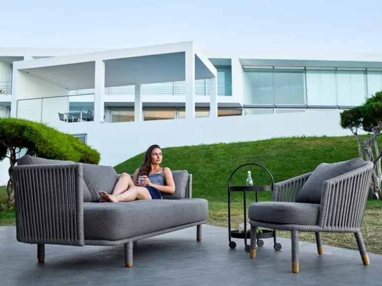 Cane-line Roll vagn, lavagrå