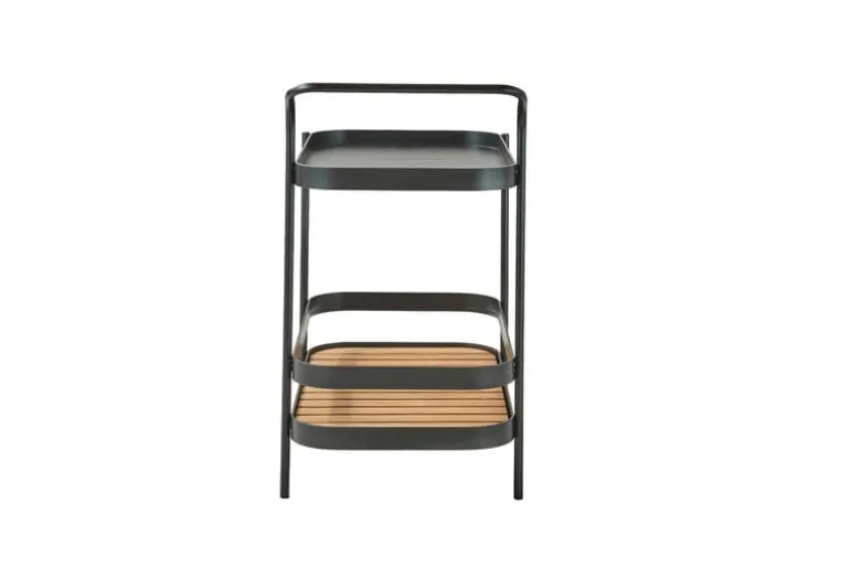 Cane-line Roll vagn, teak - lavagrå