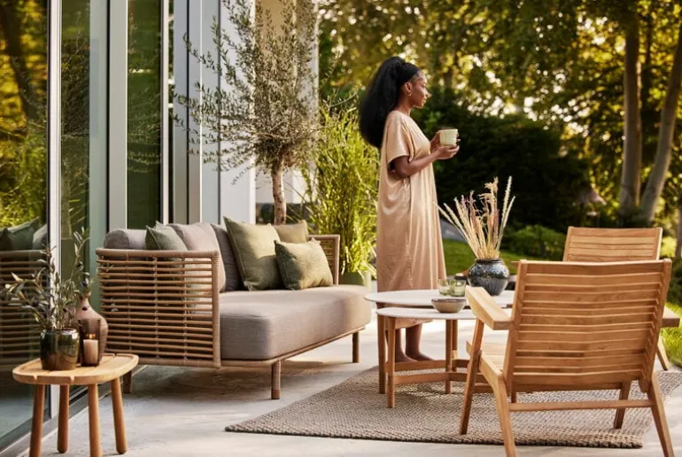 Cane-line Royal soffbord, rektangulärt, teak