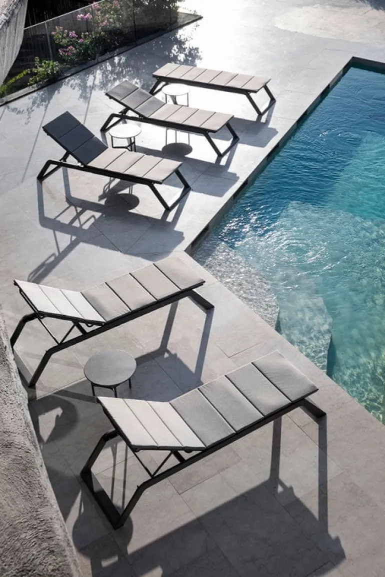 Cane-line Siesta dyna för solbädd, ljusgrå