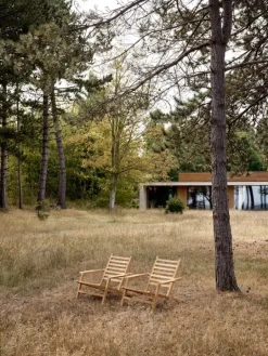 Carl Hansen & Søn AH603 Outdoor däckstol, teak