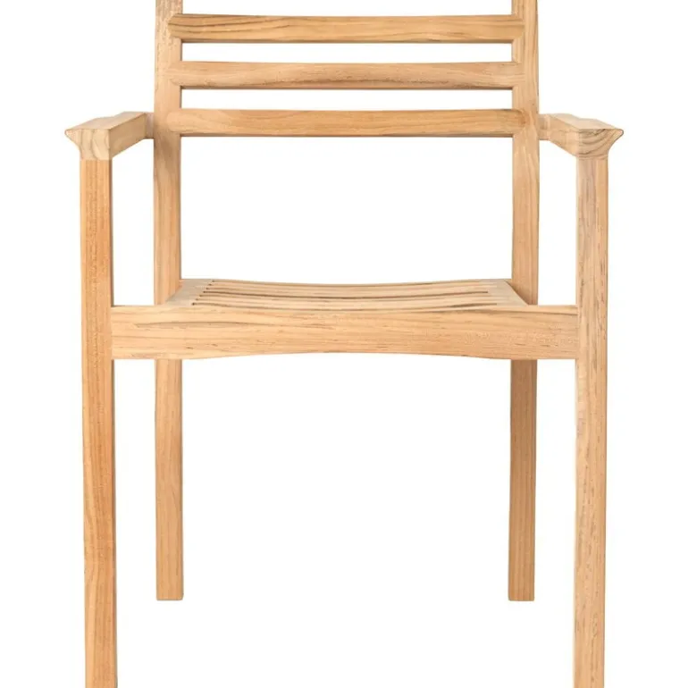 Carl Hansen & Søn AH502 Outdoor matstol med armstöd, teak