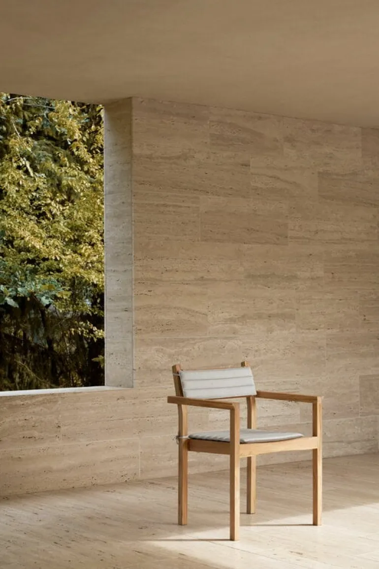 Carl Hansen & Søn AH502 Outdoor matstol med armstöd, teak