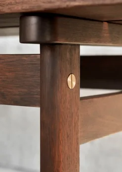 Carl Hansen & Søn BM0699 Asserbo bänk med ryggstöd, 170 cm, mörkoljad eukalyptus