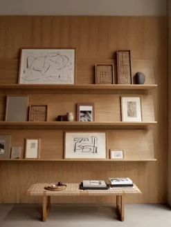 Carl Hansen & Søn BM0489L bordsbänk, lång, oljad ek - papperssnöre