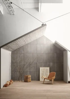 Carl Hansen & Søn CH07 Shell loungefåtölj, oljad valnöt - mörkbrunt läder Thor377