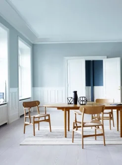 Carl Hansen & Søn CH26 stol, oljad ek - natursnöre