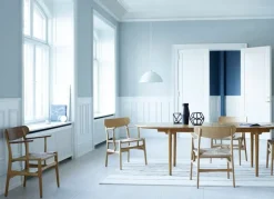 Carl Hansen & Søn CH26 stol, oljad ek - natursnöre