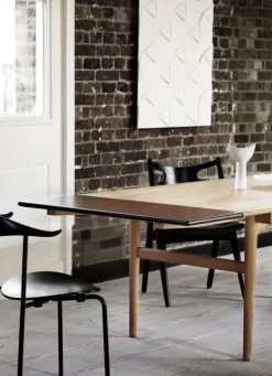 Carl Hansen & Søn CH327 tilläggsskiva, svart MDF