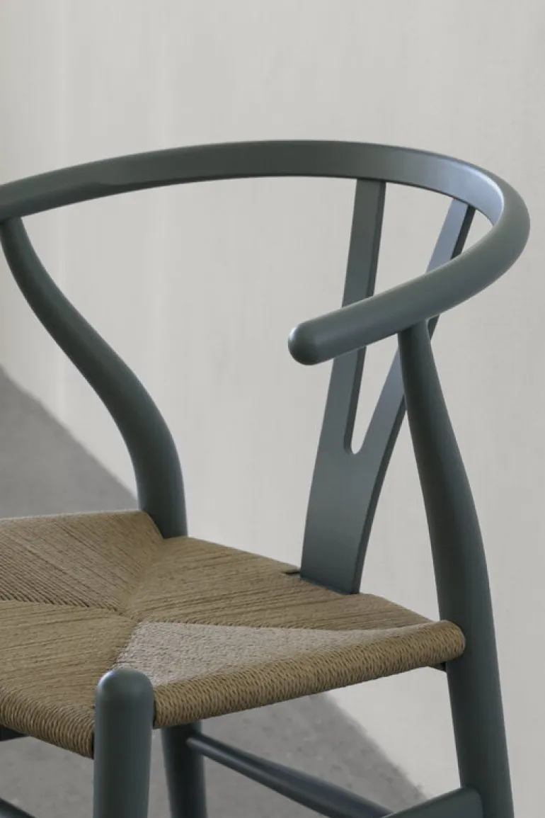 Carl Hansen & Søn CH24 Wishbone-stol, mjuk tenn - naturlig snöre