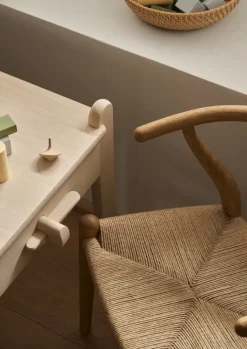 Carl Hansen & Søn CH24 Wishbone barnstol, oljad ek - natursnöre