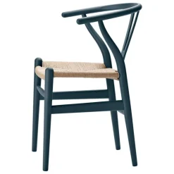 Carl Hansen & Søn CH24 Wishbone-stol, mjuk North Sea - naturlig snöre