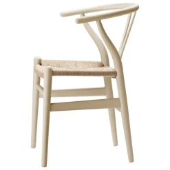 Carl Hansen & Søn CH24 Wishbone-stol, mjuk korn - naturlig snodd