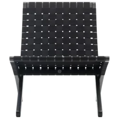 Carl Hansen & Søn MG501 Cuba lounge-stol, svart ek - svart väv