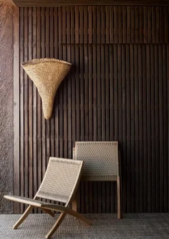 Carl Hansen & Søn MG501 Cuba loungefåtölj, oljad ek - naturlig snöre