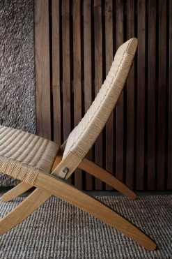 Carl Hansen & Søn MG501 Cuba loungefåtölj, oljad ek - naturlig snöre