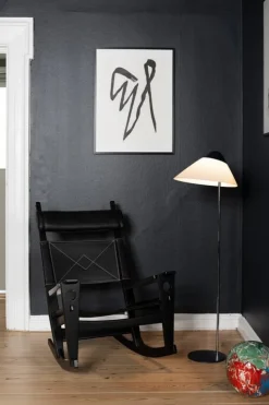 Carl Hansen & Søn Opala Midi golvlampa, svart