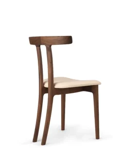 Carl Hansen & Søn OW58 T-stol, oljad valnöt - beige läder Sif 90