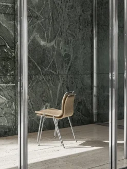 Carl Hansen & Søn PK1 stol, rostfritt stål - naturligt papperssnöre