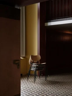 Carl Hansen & Søn VLA26T Vega stol, svart - oljad ek