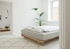 Collaboratorio Cubile 180 säng, ek