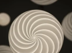 Copenhagen Venice S35 Vetri Murano pendel, vit