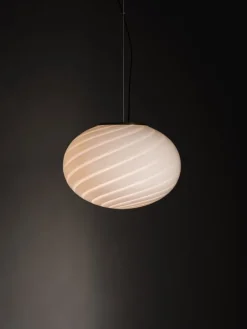 Copenhagen Venice S35 Vetri Murano pendel, vit