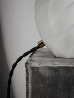 Copenhagen Venice T20 Vetri Murano bordslampa, vit