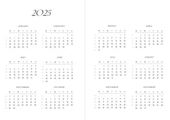 Cozy Publishing Cozy Planner 2025, gröna ränder