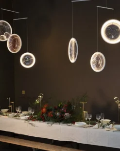 DCWéditions Focus X4 pendellampa, vit