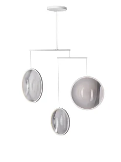 DCWéditions Focus X3 taklampa, vit