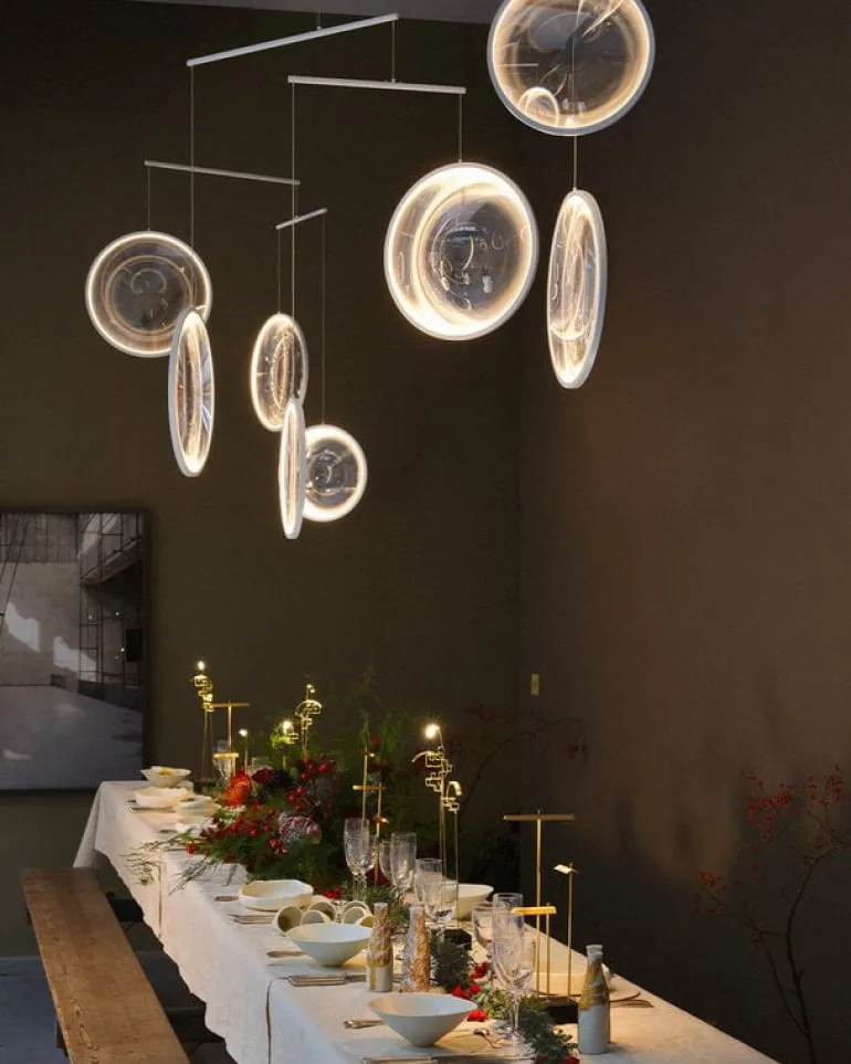 DCWéditions Focus X3 taklampa, vit