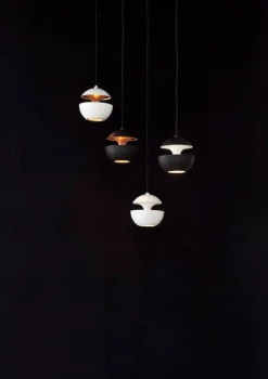 DCWéditions Here Comes The Sun 175 pendellampa, svart - vit