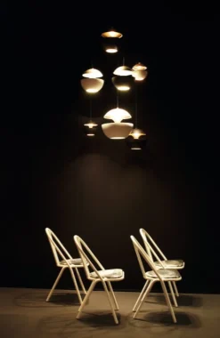 DCWéditions Here Comes The Sun 175 pendellampa, vit