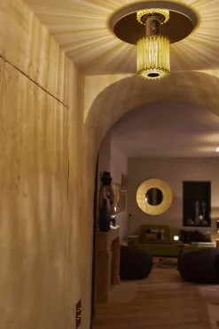 DCWéditions In The Sun 270 vägg-/taklampa, guld - guld