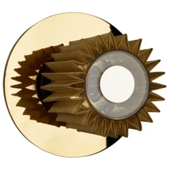 DCWéditions In The Sun 190 vägg-/taklampa, guld - silver