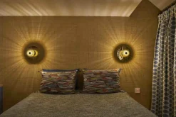 DCWéditions In The Sun 270 vägg-/taklampa, silver - guld