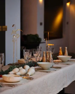 DCWéditions Knokke sladdlös bordslampa, borstad mässing