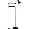 DCWéditions Lampe Gras 411 golvlampa, rund skärm, svart