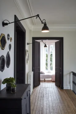 DCWéditions Lampe Gras 304 L 60 lampa, rund skärm, svart